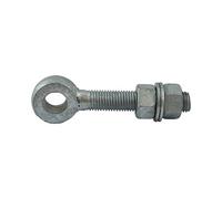 Timco - Adjustable Gate Eyes With Nuts - Hot Dipped Galvanised (Size M19 X 150 - 1 Each)