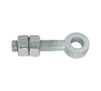 Timco - Adjustable Gate Eyes with Nuts - Zinc (Size M16 x 100-1 Each)
