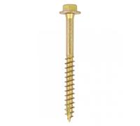 Timco 10160SCSY Advanced Coach Screws - Hex Flange - Yellow 10.0 X 160 Box 50