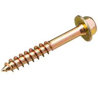 TIMCO Advanced Coach Screws - Hex Flange - Yellow - 6.0 x 40 - Bag of 12
