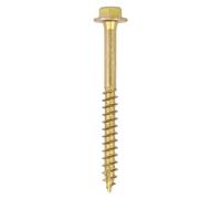 Timco Advanced Coach Screws - Hex Flange - Yellow Timco Yellow