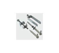 TIMco AFH450G Adj Gate Hinge Set Galv 450mm Pack of 2