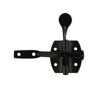 TIMco AGLMBP Automatic Gate Latch Black 2"