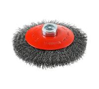 Timco Angle Grinder Bevel Brush Crimped Steel Wire - 115mm