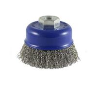 Timco Angle Grinder Cup Brush Crimped Stainless Steel - 75mm