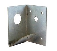Timco ARBSTaurus Arris Rail Support Brackets - Galvanised - 90x60x60mm