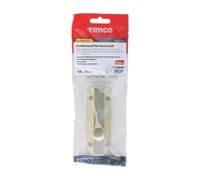 Timco Architectural Flat Section Bolt - Polished Brass TIMpac 1 200236P