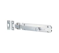 Timco Architectural Flat Section Bolt Satin Chrome - 150 X 35mm