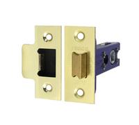 Timco Architectural Tubular Latch Electro Brass & Satin Nickel - 78mm