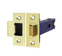 Timco 675673 Architectural Tubular Latch - Electro Brass & Satin Nickel 103Mm Plain Bag 1