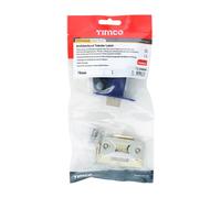 Timco Architectural Tubular Latch - Electro Brass & Satin Nickel TIMbag 1 675815P