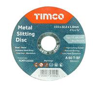 Timco B/abrasive Flat Wheel Inox - 115 X 22.2 X 1.0 (25Pcs)