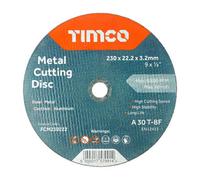 Timco B/abrasive Flat Wheel Metal - 230 X 22.2 X 3.2 (25Pcs)