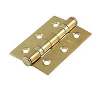 Timco Ball Bearing Hinges Grade 7 Steel Electro Brass - 76 X 51 X 2.2