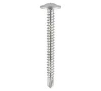 Timco Baypole Screws Wafer Flange Ph Self-Drilling Point Zinc - 4.8 X 40