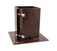 Timco BDB70 Bolt Down Shoe - Bolt Secure - Oxide Red 70Mm Unit 1