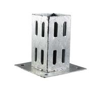 Bolt Down Fence Post Shoe Galvanised 75mm