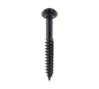 TIMCO 08112BJC PZ2 Round Blackjax Screw - 8 x 1 1/2 - Black - Box of 200