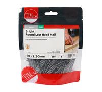 Timco BLH40MB Round Lost Head Nails - Bright 40 X 2.36