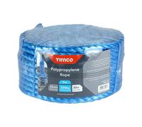 Timco Blue Polypropylene Rope Coil 12mm x 30m BR1230C