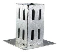TIMCO Bolt Down Post Support Quick Fit Hot Dipped Galvanised - 100mm