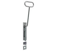 Timco Bow Handle Bolt - Hot Dipped Galvanised (Size 18" - 1 Each) in Silver Timco Silver