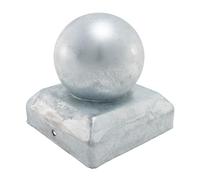 TIMCO Ball Fence Post Cap BPC75G – Hot Dipped Galvanised – 75 mm
