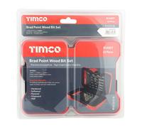 Timco - Brad Point Wood Bit Set (Size 15Pcs - 15 Pieces)