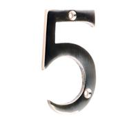 Timco Brass Door Numeral - Polished Brass 75mm