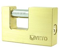 TIMCO Brass Rectangular Padlock - 75mm