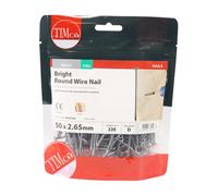TIMCO Round Wire Nails Bright - BRW50MB- you get 7
