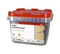 TIMCO Round Wire Nails Bright - BRW50T- you get 3