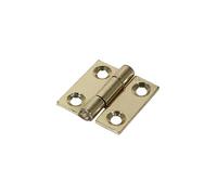 Timco - Butt Hinge - Fixed Pin (1838) - Electro Brass (Size 25 x 25-2 Pieces)