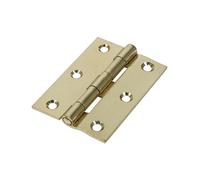 Timco - Butt Hinge - Fixed Pin (1838) - Electro Brass (Size 63 x 44-2 Pieces)