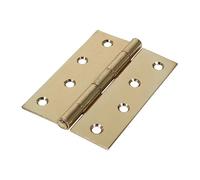 Timco Butt Hinge - Fixed Pin - Electro Brass in Gold Timco Gold