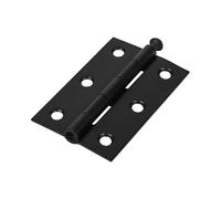 Timco - Butt Hinge - Loose Pin (1840) - Black (Size 75 x 50-2 Pieces)