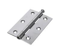 Timco 434237 Butt Hinge - Loose Pin (1840) - Polished Chrome 90 X 60
