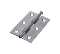 Timco Butt Hinge - Loose Pin (1840) - Satin Chrome (Size 75 x 50 - 2 Pieces) in Silver Timco Silver