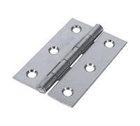 Timco - Butt Hinges - Fixed Pin (1838) - Zinc (Size 75 X 50 - 20 Pieces)