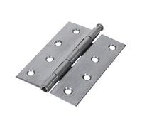 Timco Butt Hinges Loose Pin (1840) Steel Satin Chrome - 100 X 71