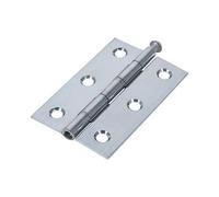 Timco Butt Hinges Loose Pin (1840) Steel Silver - 75 X 50