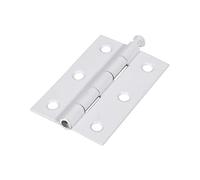 TIMCO Butt Hinges Loose Pin (1840) Steel White - 75 x 50 | Pack of 2