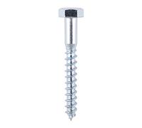 TIMCO BZP Coach Screws - 8 x 60 - Zinc - Box of 100