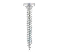TIMco BZP Collated Fine Drywall Screw - 3.5 x 38 - Zinc - Box of 1000, Silver
