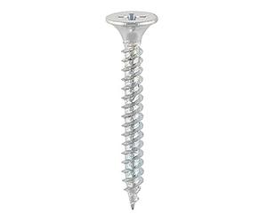 TIMco BZP Collated Fine Drywall Screw - 3.5 x 38 - Zinc - Box of 1000, Silver