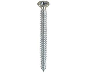 TIMCO BZP PZ2 CountersunkSelf-Tapping Screw - 8 x 1 1/2 - Zinc - Box of 1000