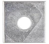 TIMCO BZP Square Plate Washer - 12 x 50 x 3 - Zinc - Box of 100