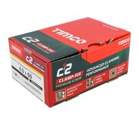 Timco C2 Clamp-Fix Multi-Purpose Premium Countersunk Gold Woodscrews 4.0 x 60mm (200 Box)