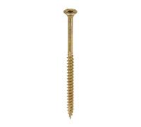 Timco C2 Clamp-Fix Multi-Purpose Premium Countersunk Gold Woodscrews - 4.5 X 80 (200Pcs)