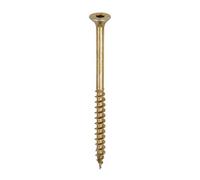 Timco C2 Clamp-Fix Multi-Purpose Premium Countersunk Gold Woodscrews - 5.0 X 75 (200Pcs)